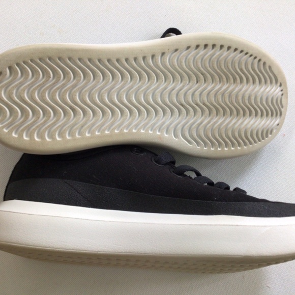 Allbirds Women’s Canvas Piper Natural Black with Blizzard Sole Size 7 - Picture 7 of 8